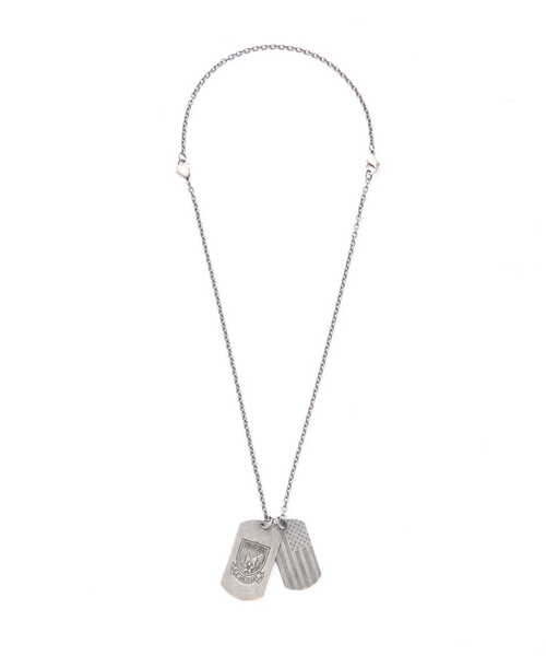 AVIREX（アヴィレックス）の「ドッグタグ ロゴ シルバー/ DOG TAG LOGO