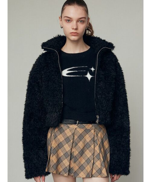 セール】シングルミニボアブルゾン（ブルゾン）｜EMODA（エモダ）の