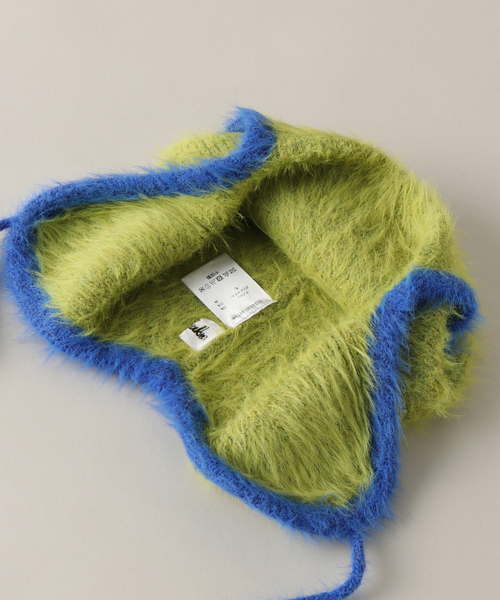 セール】【irojikake/イロジカケ】 FLUFFY FLIGHT CAP IG24AWHT18GN