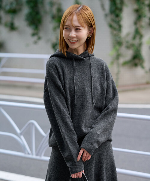 SLOBE IENA（スローブイエナ）の「《追加2》エアリーニットフーディー