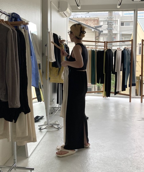 ENOF（イナフ）の「ace long straight skirt（スカート）」 - WEAR