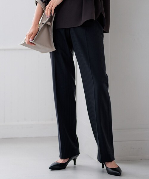 セットアップ対応/新色追加】ラフィーネウール フルレングスパンツ