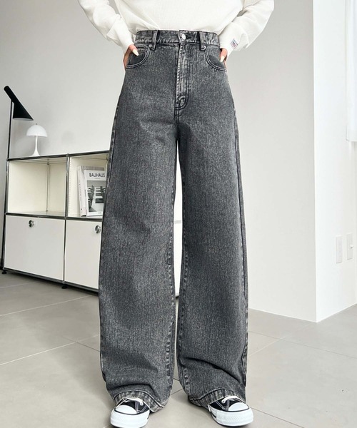 セール】【累計販売枚数2万枚突破！】デニム＆ツイルハイウェスト