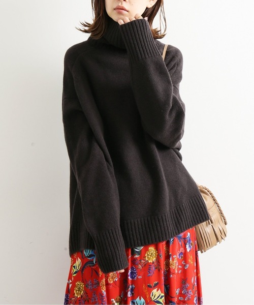 IENA（イエナ）の「AQUAハイネックワイドプルオーバー◇（ニット
