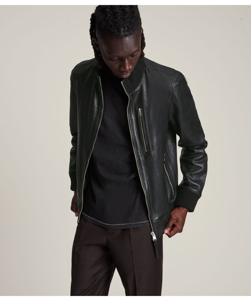 ALLSAINTS（オールセインツ）の「BICK LEATHER BOMBER JACKET | BICK