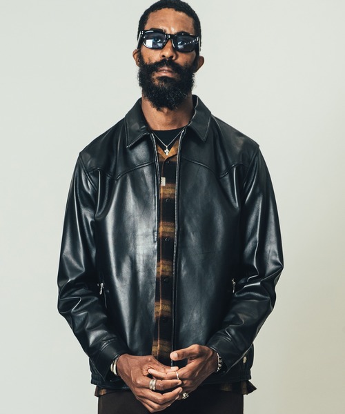 CRIMIE（クライミー）の「LAMB LEATHER WESTERN JACKET（ライダース