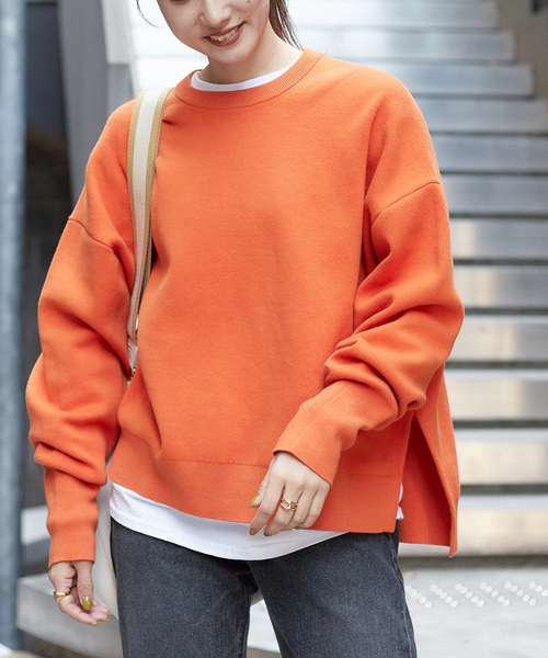 FRAMeWORK（フレームワーク）の「ダブルジャガードニットプルオーバー