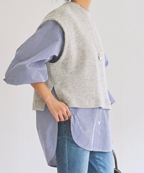 ジレセットシャツ（シャツ/ブラウス）｜BEARDSLEY（ビアズリー）の