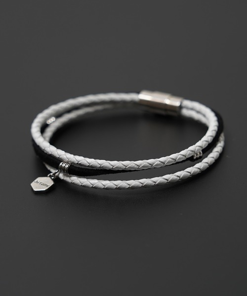 unisex】本革 チャーム レザーブレスレット / Leather Charms Leather