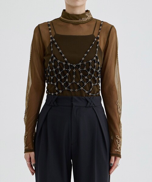 MURRAL/ミューラル】Jewel bustier/ジュエルビスチェ（ベスト