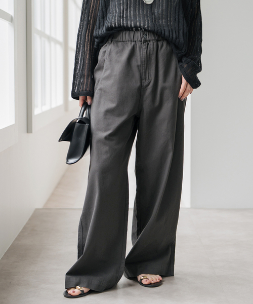 追加》ギャザーチノ（チノパンツ）｜Spick & Span（スピックアンド