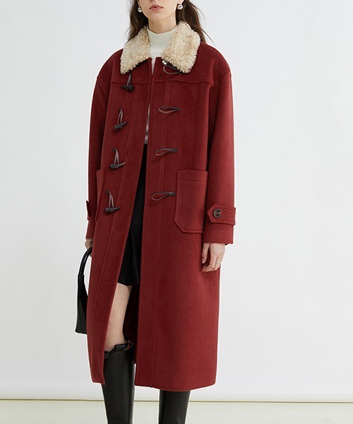 Fano Studios（ファノ ストゥディオズ）の「ボアカラー ダッフルコート