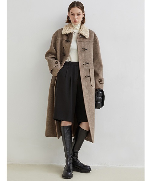 Fano Studios（ファノ ストゥディオズ）の「ボアカラー ダッフルコート