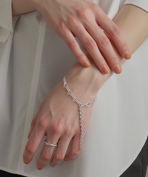 シルバー ハンギングマルチチェーン ブレスレット（ブレスレット