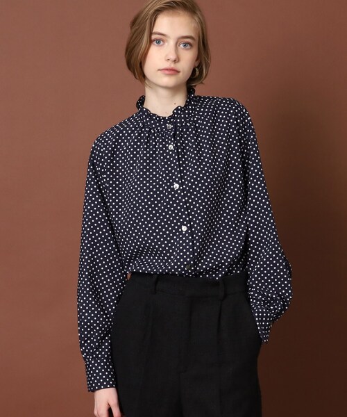 DRESSTERIOR（ドレステリア）の「◇スタンドフリルネックドット