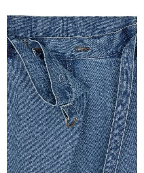 Ameri（アメリ）の「WRAP DENIM WIDE PANTS（デニムパンツ）」 - WEAR