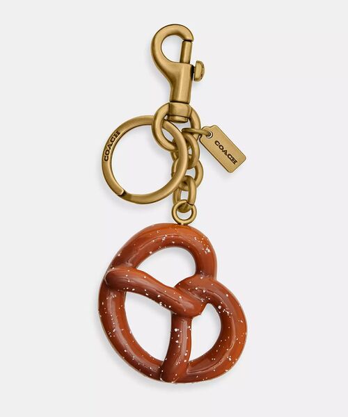 スモール プレッツェル バッグ チャーム（キーホルダー）｜COACH