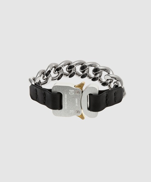1017 ALYX 9SM（アリクス）の「CHAIN BRACELET W/ LEATHER DETAILS