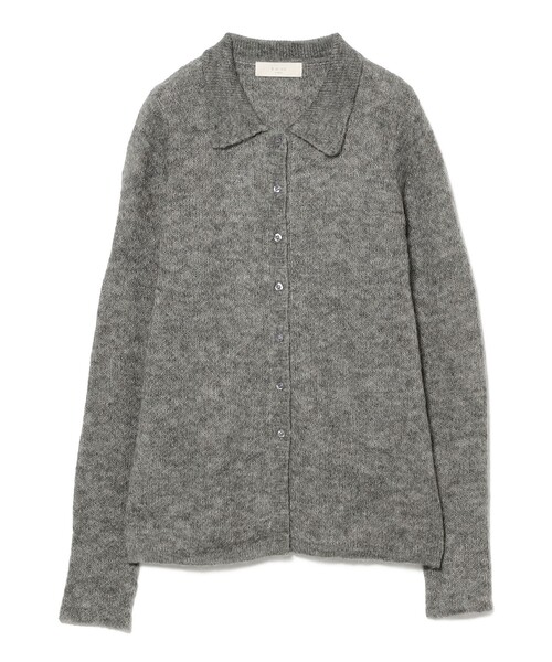 セール】モヘヤ混 ポロ ニット (手洗い可)（ニット/セーター）｜B:MING