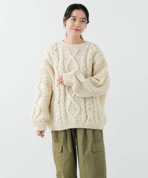 かぐれ（カグレ）の「ペルーアランクルーネックニット（ニット