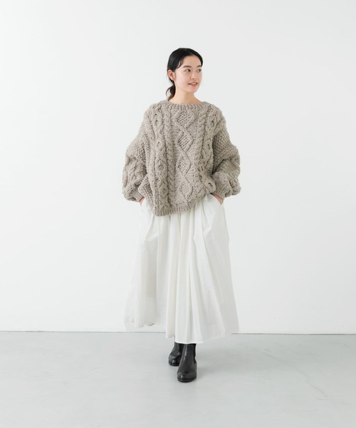 かぐれ（カグレ）の「ペルーアランクルーネックニット（ニット