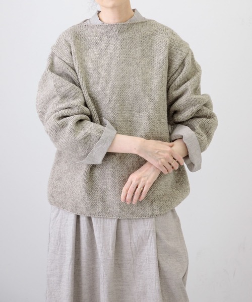 かぐれ（カグレ）の「ペルーボートネックプルオーバー（ニット