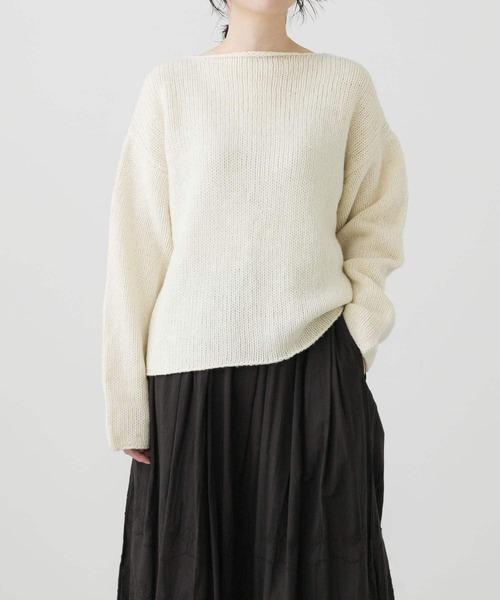 かぐれ（カグレ）の「ペルーボートネックプルオーバー（ニット