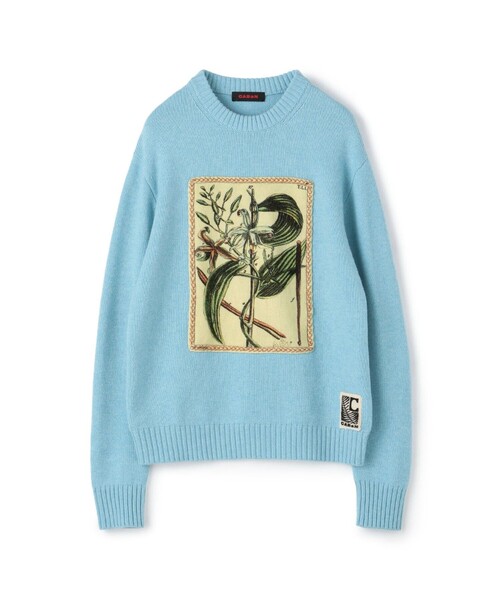 caban（キャバン）の「□CABaN ウールカシミヤ アートフレーム クルー