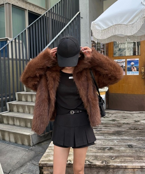 RAY CASSIN（レイカズン）の「ダブルジップファーブルゾン（ブルゾン