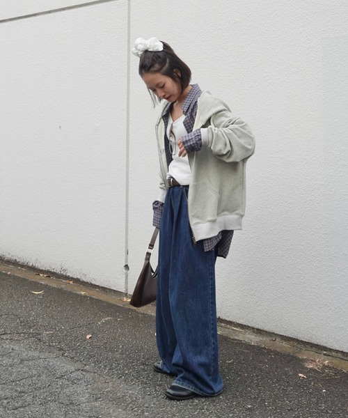 大人気デニム!!低身長から高身長まで着こなし抜群!!】ダブルタック