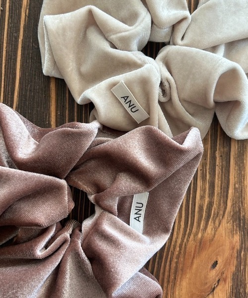 heart velours chouchou - ハートベロアシュシュ（シュシュ）｜ANU