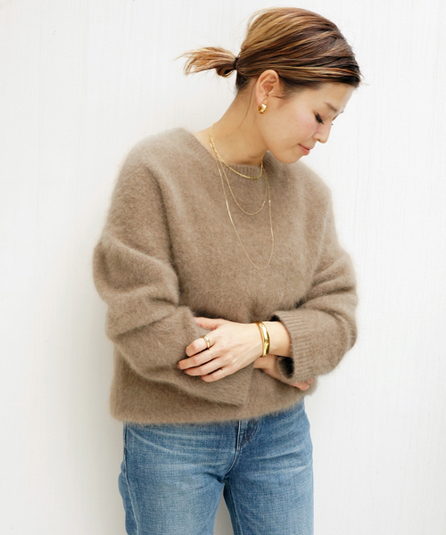 Deuxieme Classe（ドゥーズィエムクラス）の「Fluffy Sweater(ベージュ