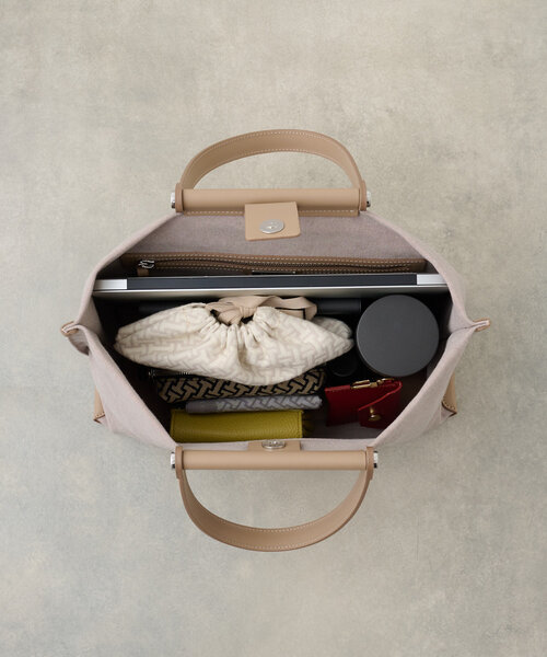 IACUCCI（イアクッチ）の「ソルベット M CANVAS/RUGA（トートバッグ