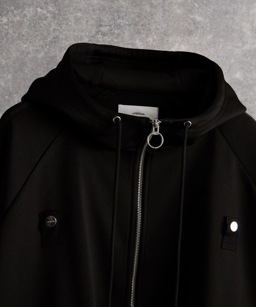line sleeve track zip parker jacket / ラインスリーブトラックジップ