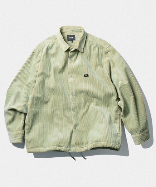 HUF（ハフ）の「BAR LOGO TWO CORD SHIRT / HUF コーデュロイ シャツ