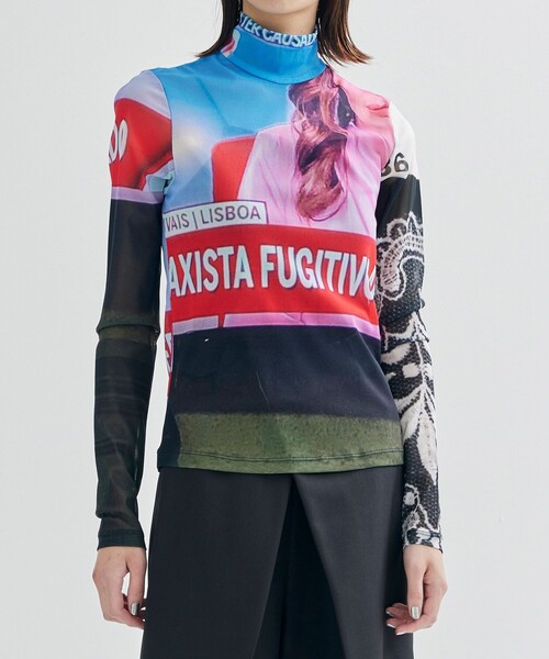 YOHEI OHNO/ヨウヘイオオノ】Graphic Mesh Top/グラフィックメッシュ