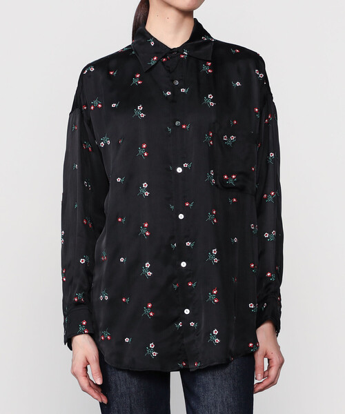 TICCA | フラワーエンブロイダリー 長袖シャツ WOMEN（シャツ/ブラウス