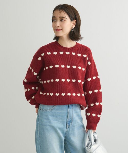 Green Parks（グリーンパークス）の「・swing by ハートクルーネック