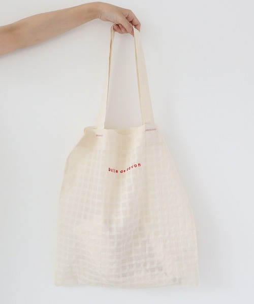 △ロゴトートバッグ（トートバッグ）｜bulle de savon（ビュルデサボン