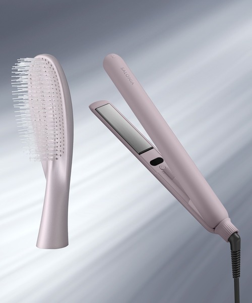 SALONIA サロニア スムースシャイン ストレートアイロン ヘアブラシ 2