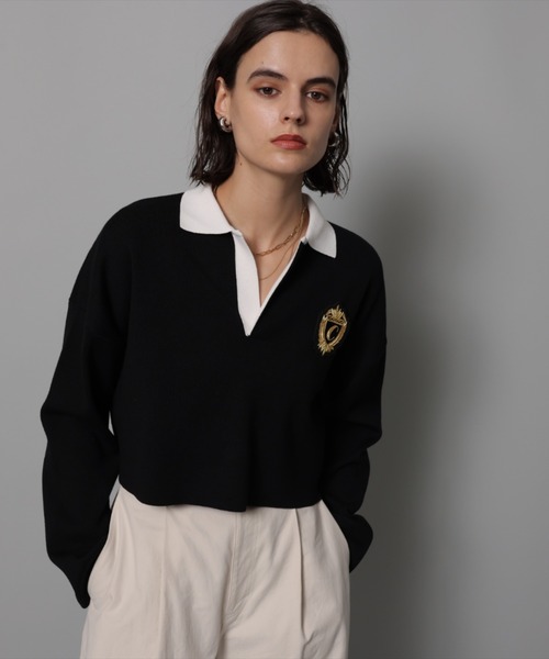 CADUNE（カデュネ）の「ラガーシャツ（ニット/セーター）」 - WEAR