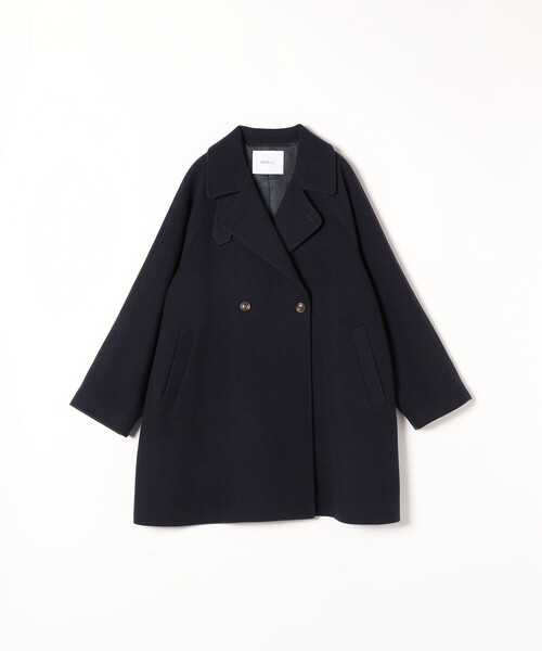 セール】SHIPS any: スタンド & ダブル カラー コート 24FW（その他