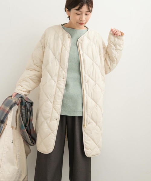 セール】『WEB/一部店舗限定カラー』ライトダウンキルトロングコート