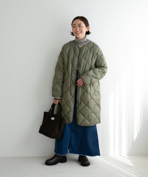 セール】『WEB/一部店舗限定カラー』ライトダウンキルトロングコート