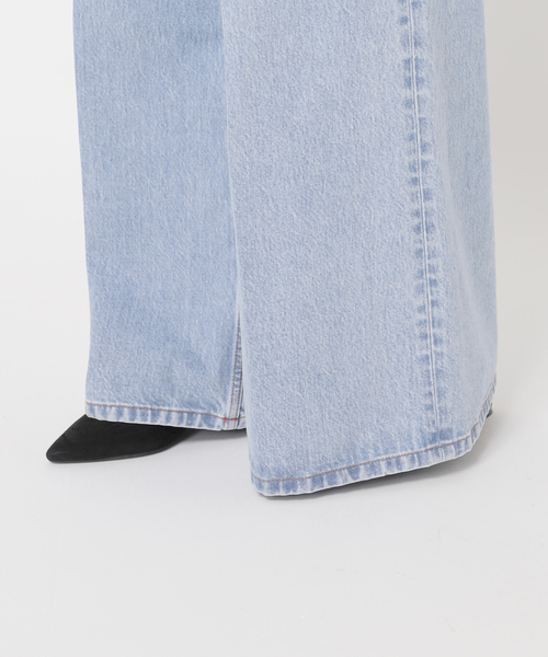 plage（プラージュ）の「DENIM TUCK WIDE パンツ（デニムパンツ）」 - WEAR