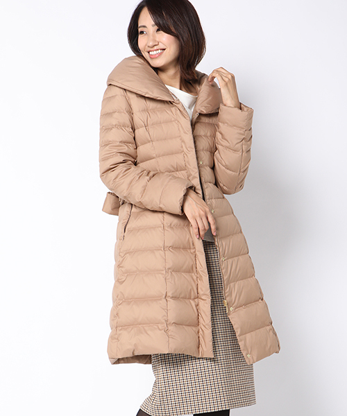 ketty（ケティ）の「ポリエステルタフタショールカラーロングダウン