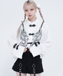 REFLEM（レフレム）の「『REFLEM/レフレム』ドラゴンチャイナシャツ