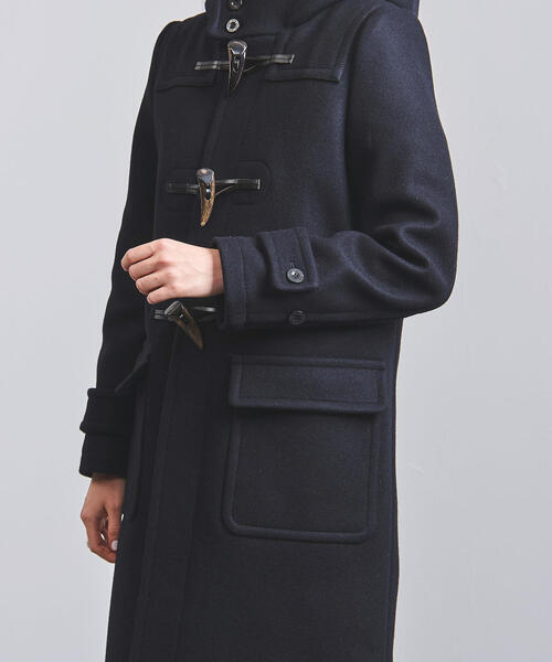 HYKE（ハイク）の「＜HYKE（ハイク）＞ ダッフルコートNAVY ②