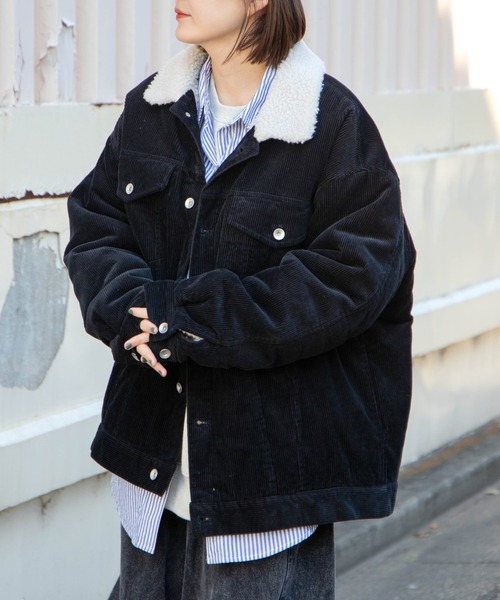 9090 コーデュロイジャケット 黒 古着 アウター ストリート 値下げ交渉