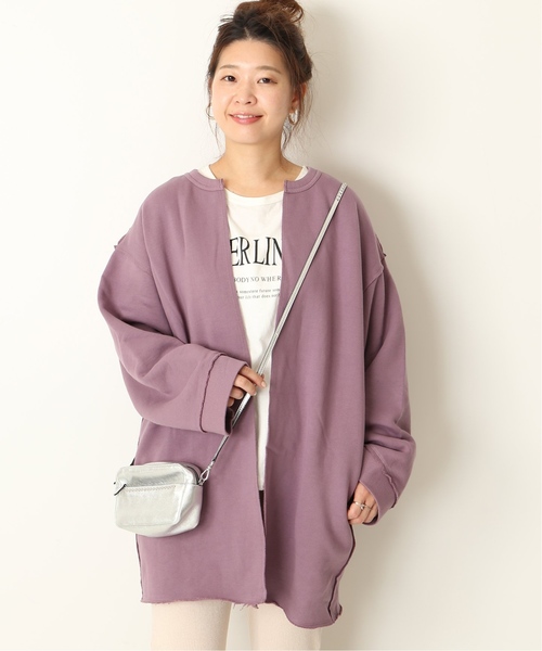 セール】カットオフスウェットカーディガン（カーディガン/ボレロ